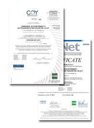 scarica i certificati ISO -- CAAP